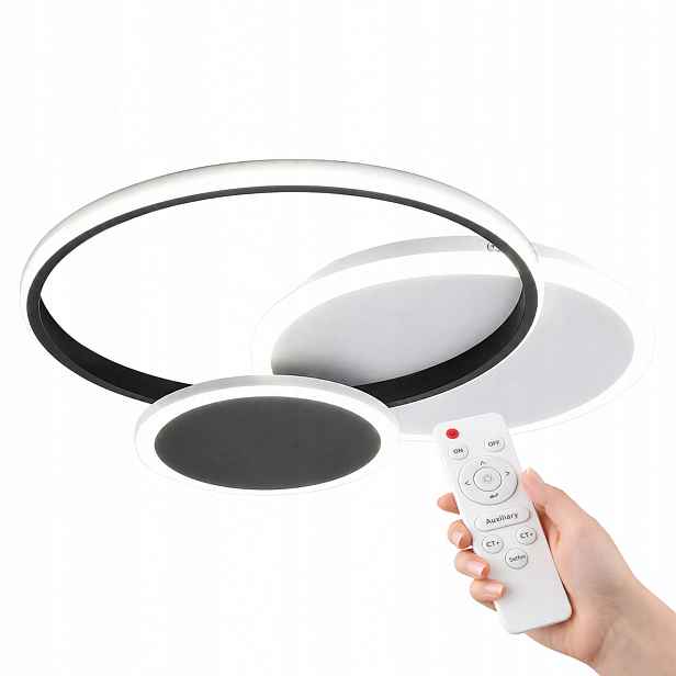 Stropní Svítidlo Moderní Černobílá Do Obývacího Pokoje Stropní Svítidlo Led 55 CM S Dálkovým Ovládáním