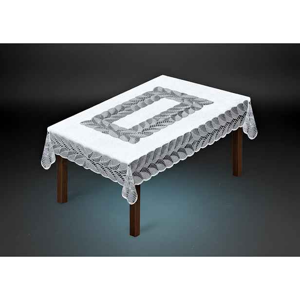Žakárový ubrus ISOLDA více rozměrů šedá MyBestHome Rozměr: 150x100 cm
