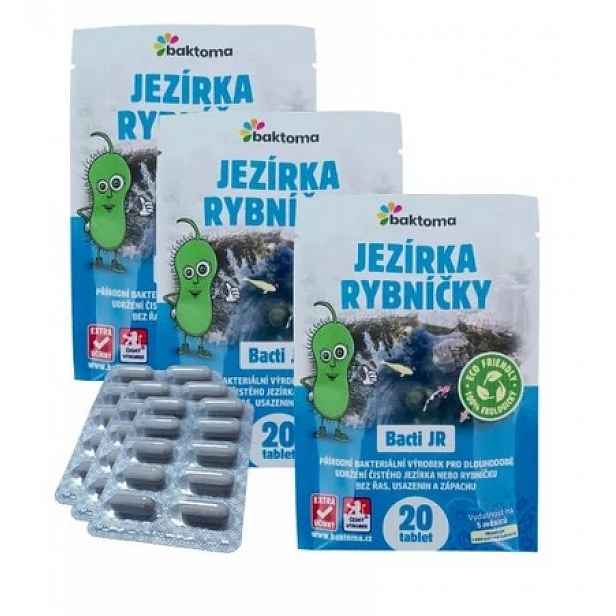 Bacti Jr tablety – bakterie do jezírka a rybníčku 20 tablet
