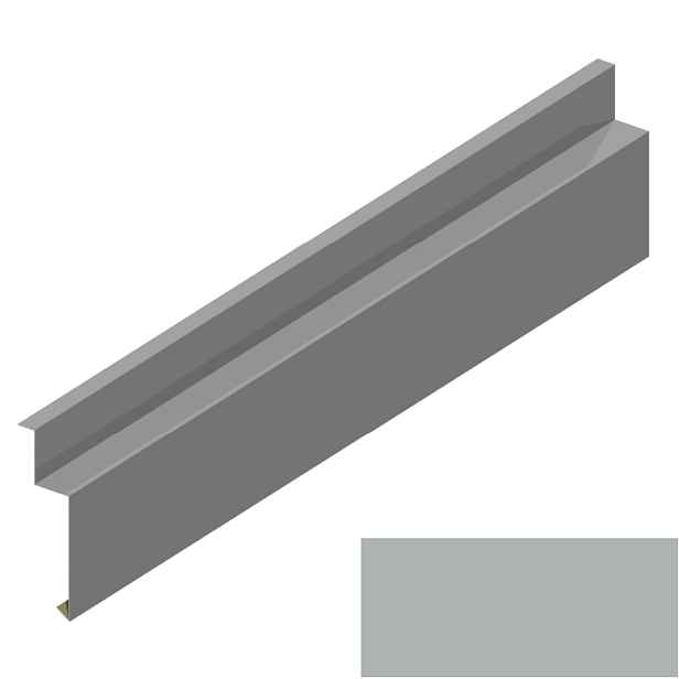 Dilatační lišta RS138S-90 SP 25 RAL 9007 tmavě stříbrná