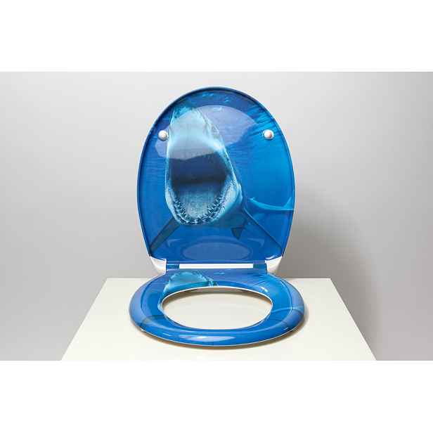 Duroplastové sedátko se zpomalovacím mechanismem SOFT-CLOSE SHARK