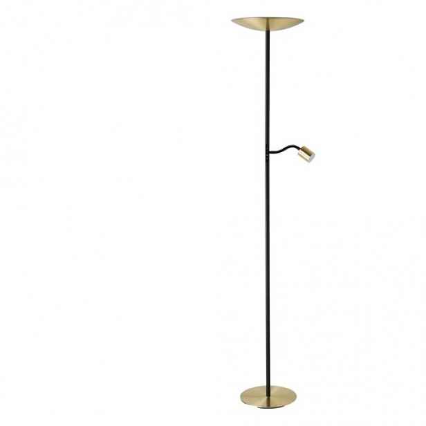 Eglo CONIVARINO stojací lampa kartáčovaná mosaz, černá ocel 901979