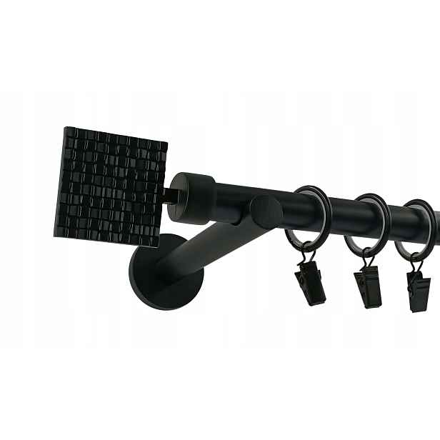 Garnýž Kov 19 mm Černý Moderní 300 cm Prima