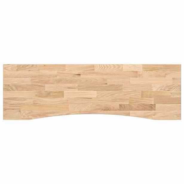 vidaXL Stolní deska neošetřené 160x50x2,5 cm dub obdélníkový