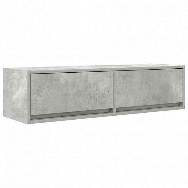 vidaXL Televizní skříň 100 x 31 x 25,5 cm Betonová šedá