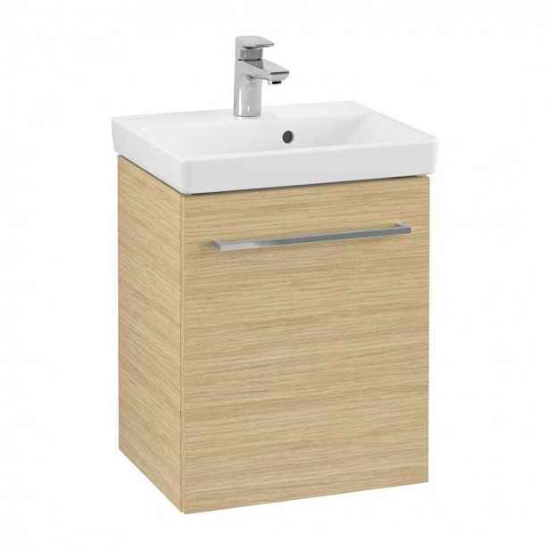 Villeroy & Boch Avento - Umyvadlová skříňka, 43x51x35 cm, 1 dvířka, Nordic Oak A88700VJ