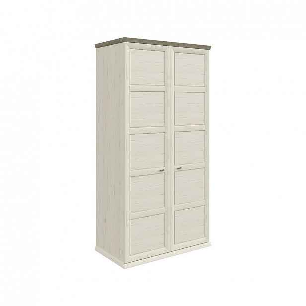 XXXLutz SKŘÍŇ S OTOČNÝMI DVEŘMI, šedá, bílá, 104/209,5/60 cm Hom`in - Série do dětských pokojů - 000003000136