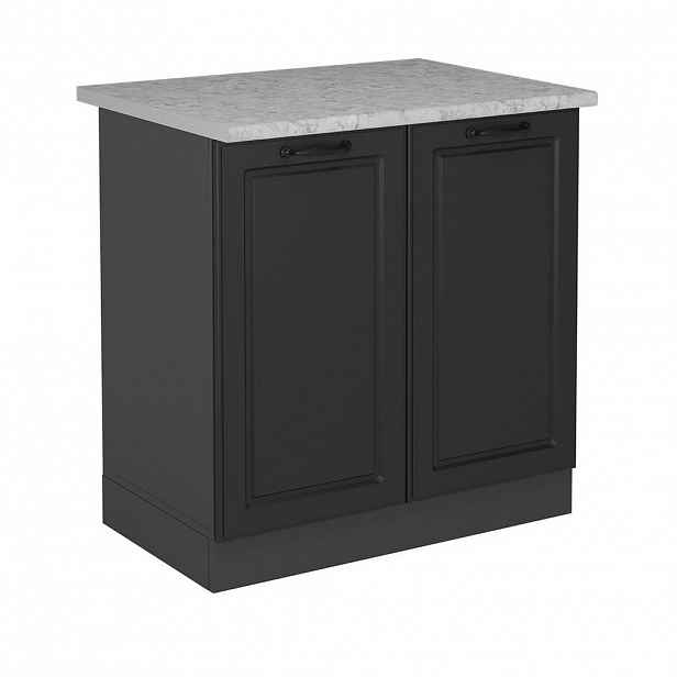 Vicco SKŘÍŇKA POD DŘEZ R-Line Antracitový venkovský dům 80 cm PD Mramor