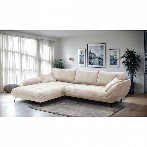 Livetastic ROHOVÁ SEDAČKA, textil, béžová