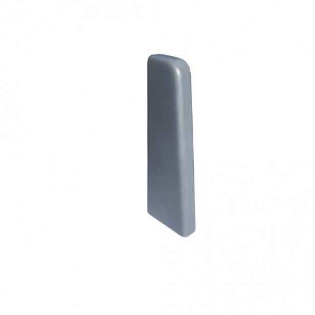 Koncovka k soklu Naturel šedá, PVC, délka 2 cm, KONCG