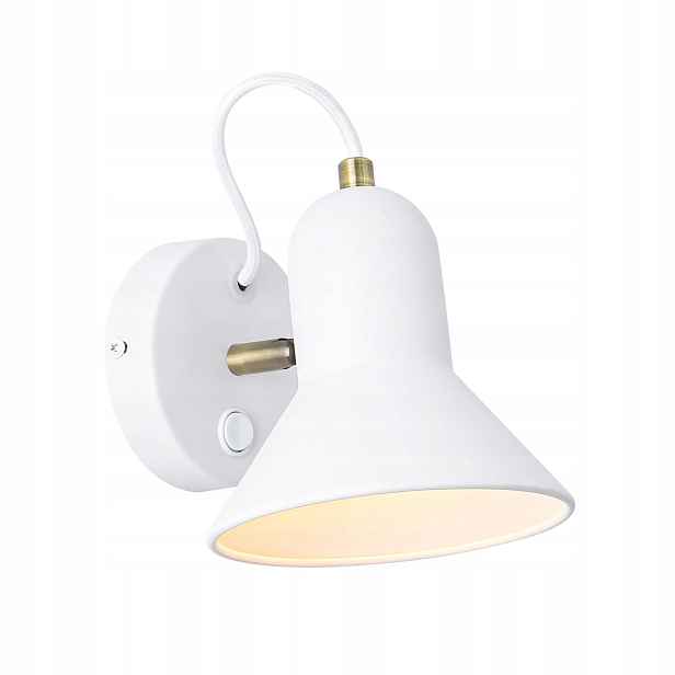 Light Prestige Nástěnné svítidlo Astama Bílé 1xE27 Kovové 40W IP20