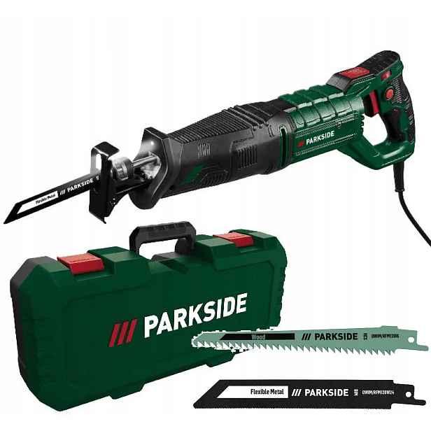 Pila ocaska Parkside elektrická pila Pfs 850 liška pilové listy kufr