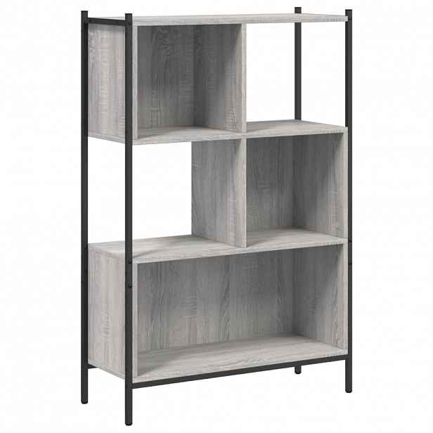 vidaXL Knihovna šedá sonoma 72 x 28 x 109 cm kompozitní dřevo
