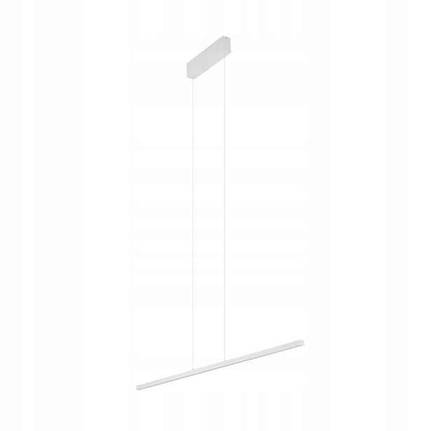 Závěsná lampa Bar Led S bílá 27W 4000K Do Jídelny Nad Pracovní Desku Lineární Kancelář