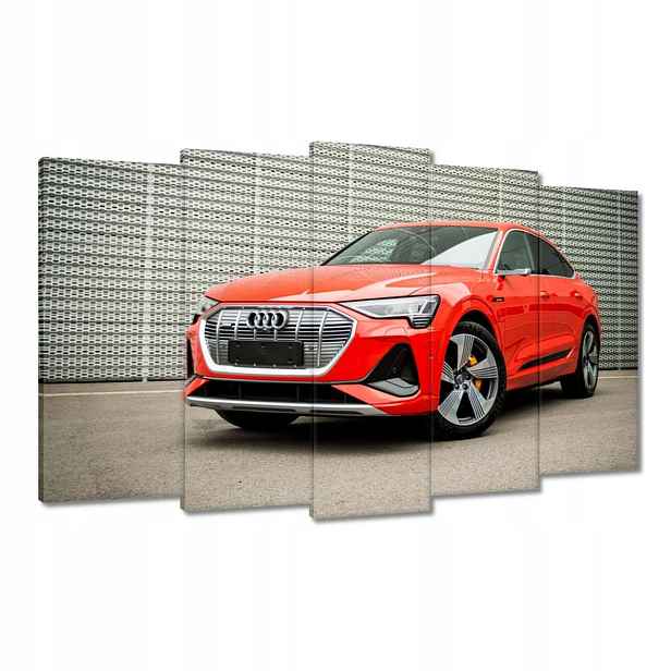 Obrazy 100x60 Červené Audi e-tron