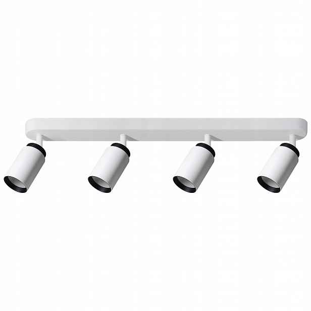 Edo Nástěnná lampa Spot Malga 4 Duo pro Led GU10 Svítidlo Bílo-černé