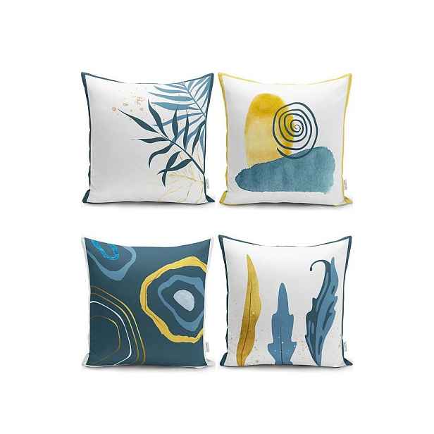 Povlaky na polštáře v sadě 4 ks 43x43 cm – Mila Home