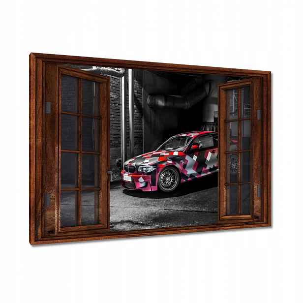 Obrazy 90x60 Červené Bmw