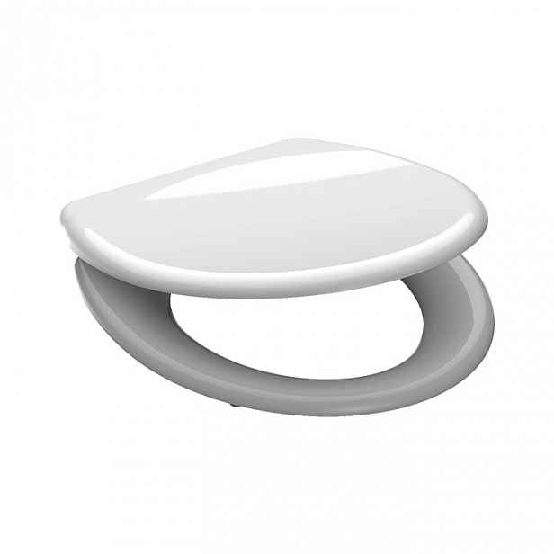Duroplastové sedátko se zpomalovacím mechanismem SOFT-CLOSE WHITE 82300