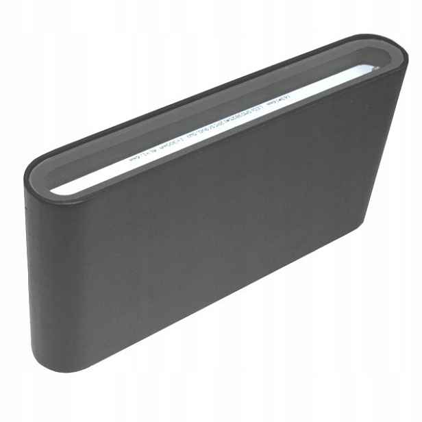 Fasádní Led svítidlo Flow 2x9W 18W 4000K antracit IP54 Nástěnné