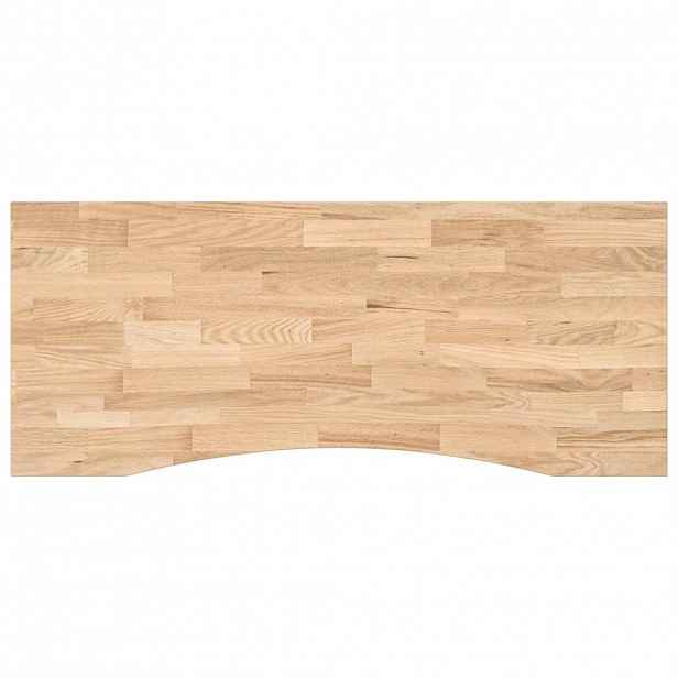 vidaXL Stolní deska neošetřené 120x60x2,5 cm dub obdélníkový