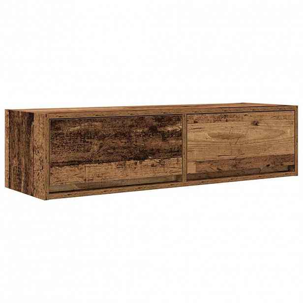 vidaXL Televizní skříň 100 x 31 x 25,5 cm Staré dřevo Kompozitní dřevo