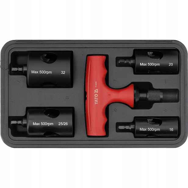 Kalibrátor A Odhrotovač Pro Trubky Pex 16-32 MM, Sada 5 Ks, Nastavitelný Yato