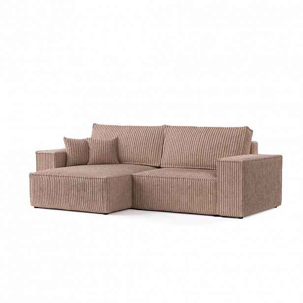 AltaBeds ROHOVÁ SEDAČKA CAVO, textil, Béžová
