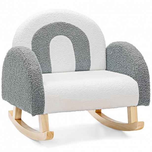 COSTWAY DĚTSKÁ SOFA 51 cm šedá