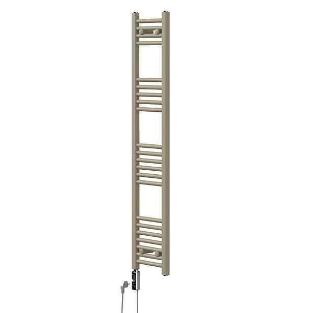LuxeBath ELEKTRICKÝ RUČNÍKOVÝ VÝHŘEV 300 x 1400 mm, béžový, koupelnový výhřev, rovný, s bočním připojením, s topným tělesem 300 W