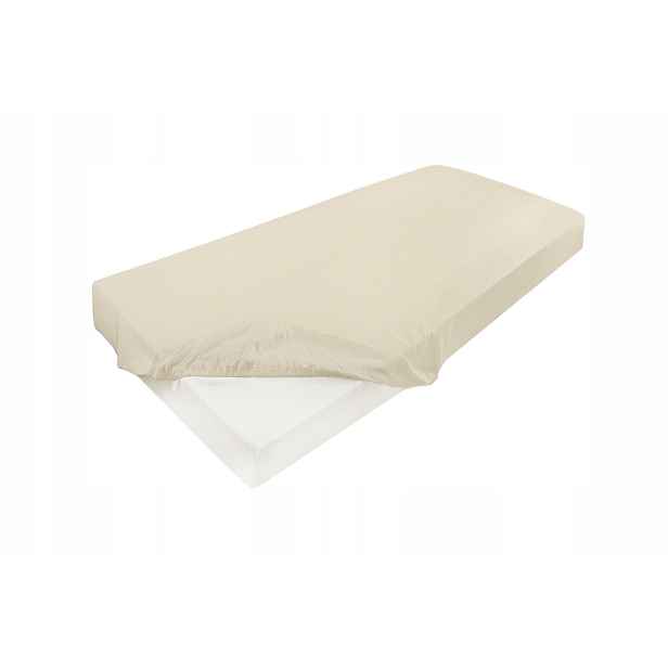 Prostěradlo s gumou Gold 110/120x190/200x25 Krémové