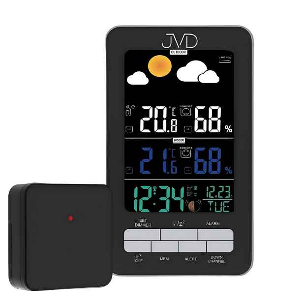 Rádiem řízená meteorologická stanice JVD RB6687.1