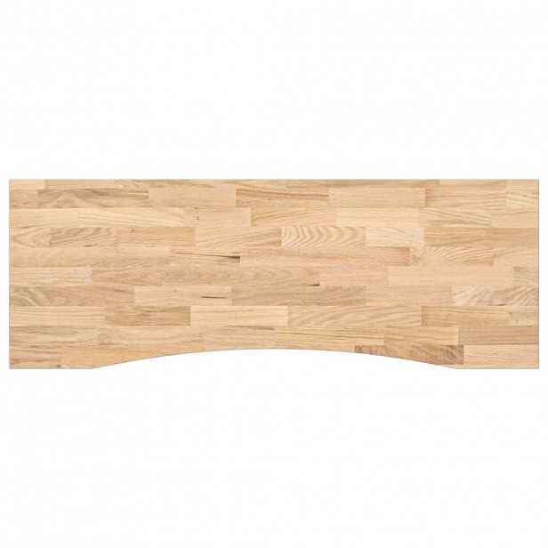 vidaXL Stolní deska neošetřené 140x60x2,5 cm dub obdélníkový