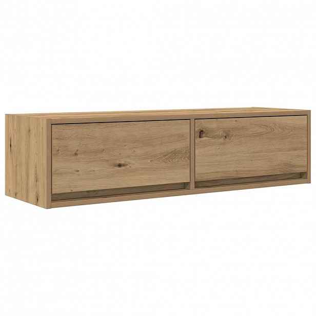 vidaXL Televizní skříň 100 x 31 x 25,5 cm dub artisan Kompozitní dřevo