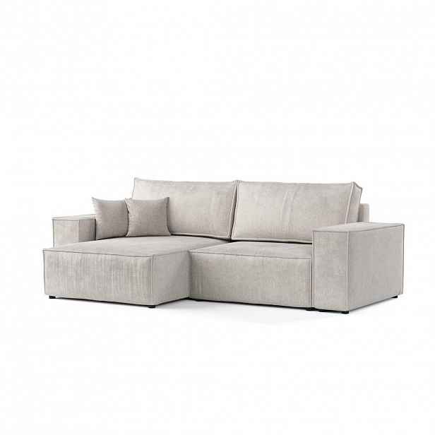 AltaBeds ROHOVÁ SEDAČKA CAVO, textil, Světle béžová