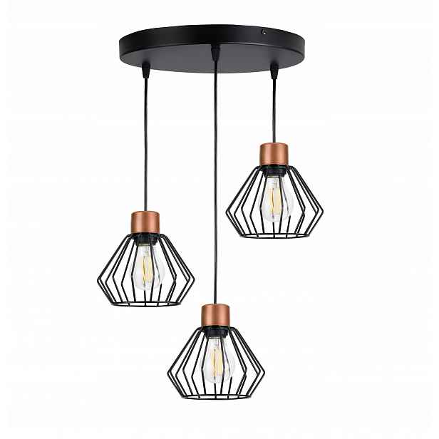 Závěsná Stropní Lampa Lustr Převislý Briliantový Drát