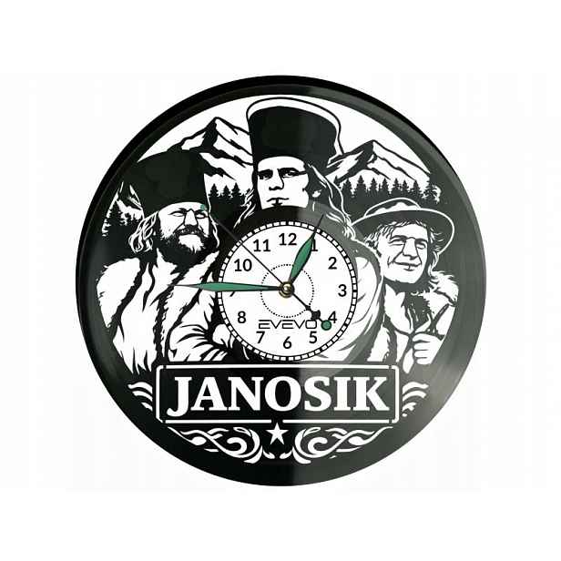 Janosik Seriál Nápad na Dárek Nástěnná Dekorace z vinylové desky
