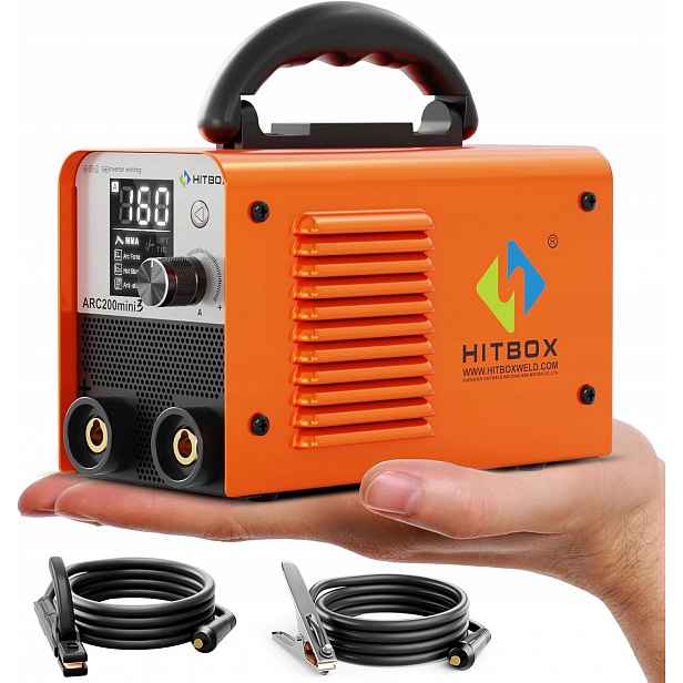 Svářečka invertorová 200A 2v1 Mma Lift Tig Led Hot Start