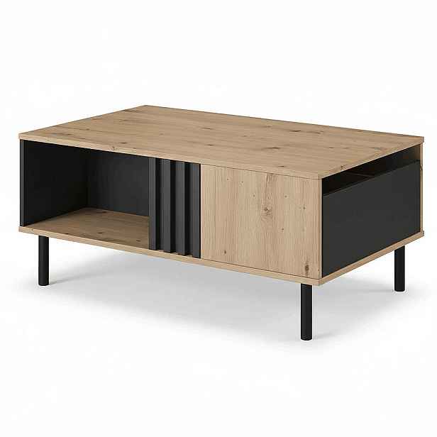 Kasvo BADIA konf.stůl 121-0444 (K25) dub artisan/antracit