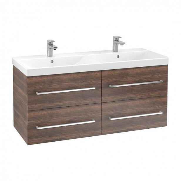 Villeroy & Boch Avento - Umyvadlová skříňka, 118x51x45 cm, 4 zásuvky, Arizona Oak A89300VH