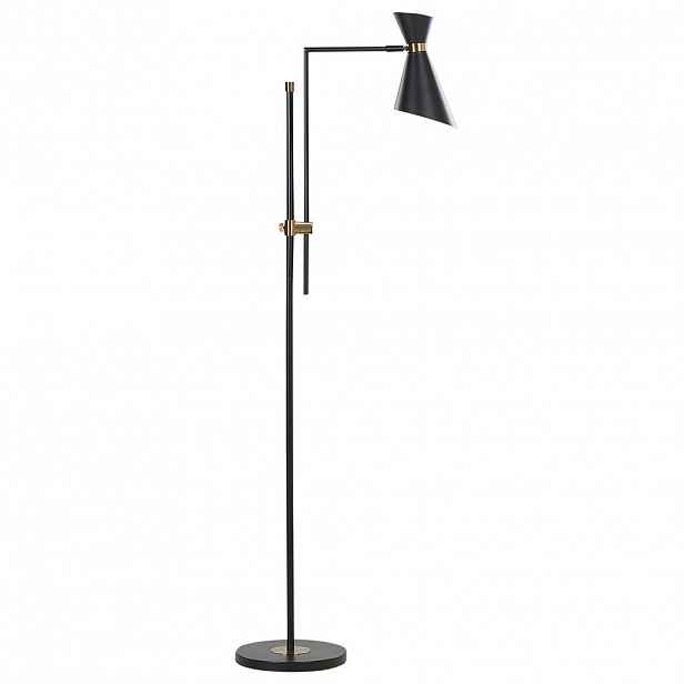 Beliani STOJACÍ LAMPA Černá Melawi