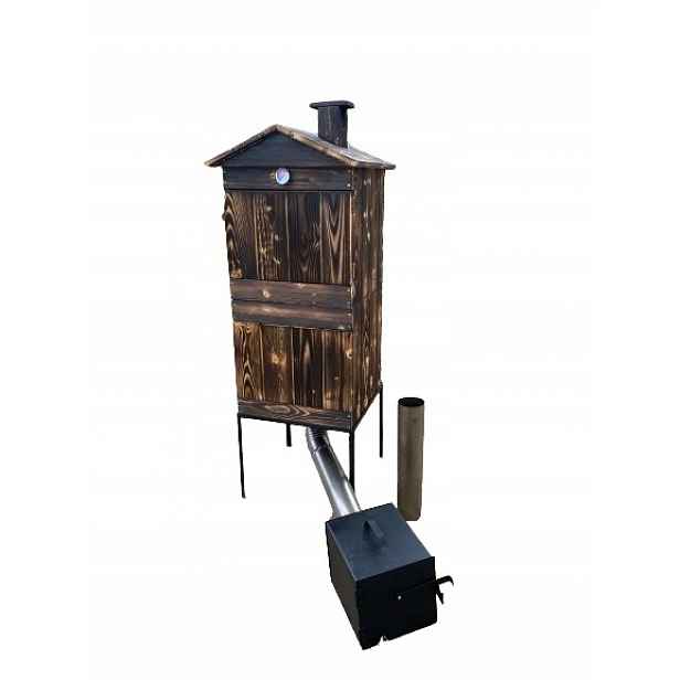 Dřevěná Zahradní Udírna Premium Ohniště Háky Trubky Follow Nature