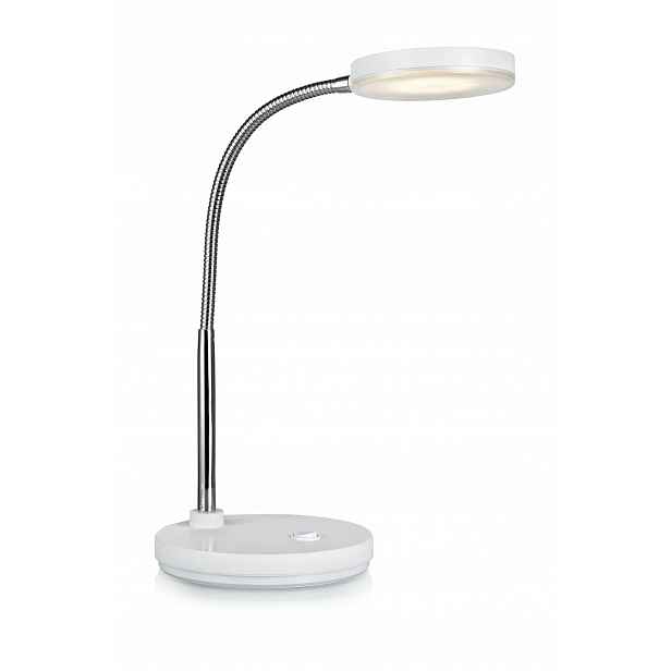 Bílá stolní lampa s ohebným Led ramenem 5W 106466 Markslojd