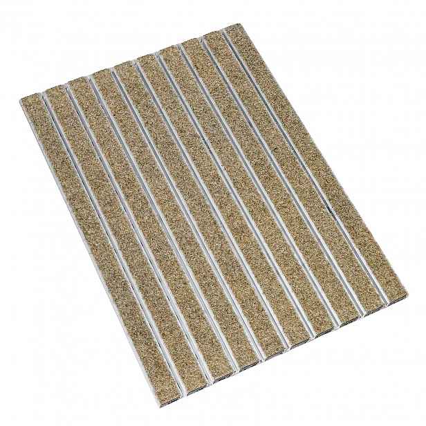 Hliníková stěračka Ryps Hnědá Vnitřní Vstupní 22 mm 60x43 cm