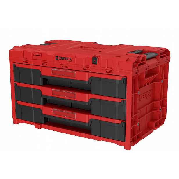 Qbrick box One Drawer 3 Toolbox 2.0 Red Ultra Hd
