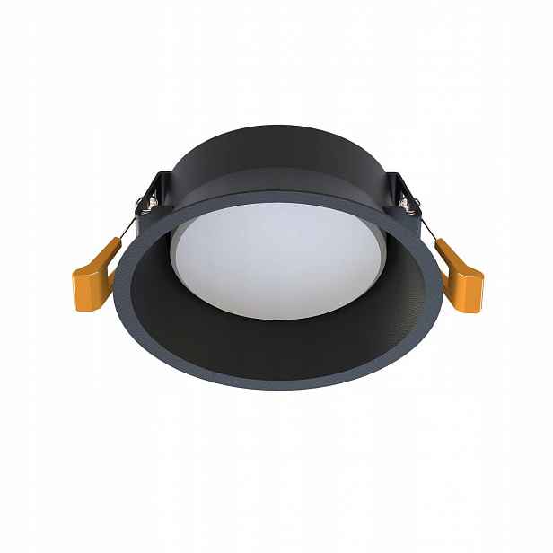 Černá zapuštěná lampa Uno do obývacího pokoje kuchyně, moderní, Nowodvorski