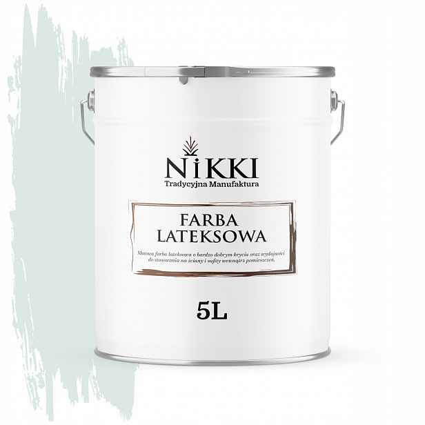 Barva Bílá Zlomená Do Tyrkysové Barvy H1576 5L Hluboká Matná