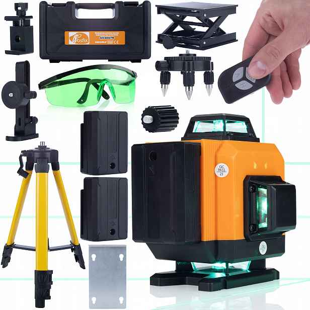 Křížový Laser Vodováha 360 16 L Stativ Na Brýle