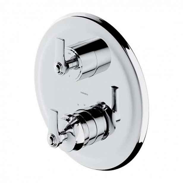 OMNIRES Armance - Termostatická baterie pod omítku, pro 3 spotřebiče, s tělesem, chrom AM5238-6CR
