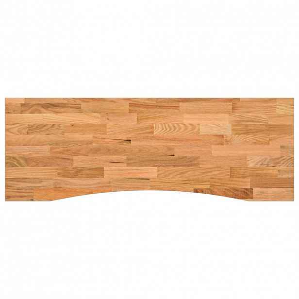vidaXL Stolní deska světle hnědá 140x50x2,5 cm dub obdélníkový